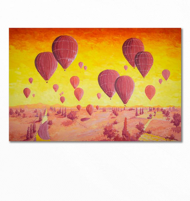 Original Expressionism Landscape Painting by Paul Chong