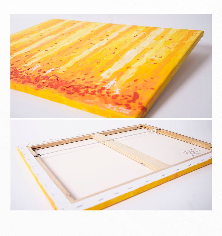 Original Abstract Expressionism Abstract Painting by Paul Chong