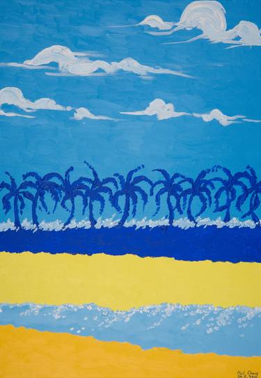 Print of Beach Paintings by Paul Chong