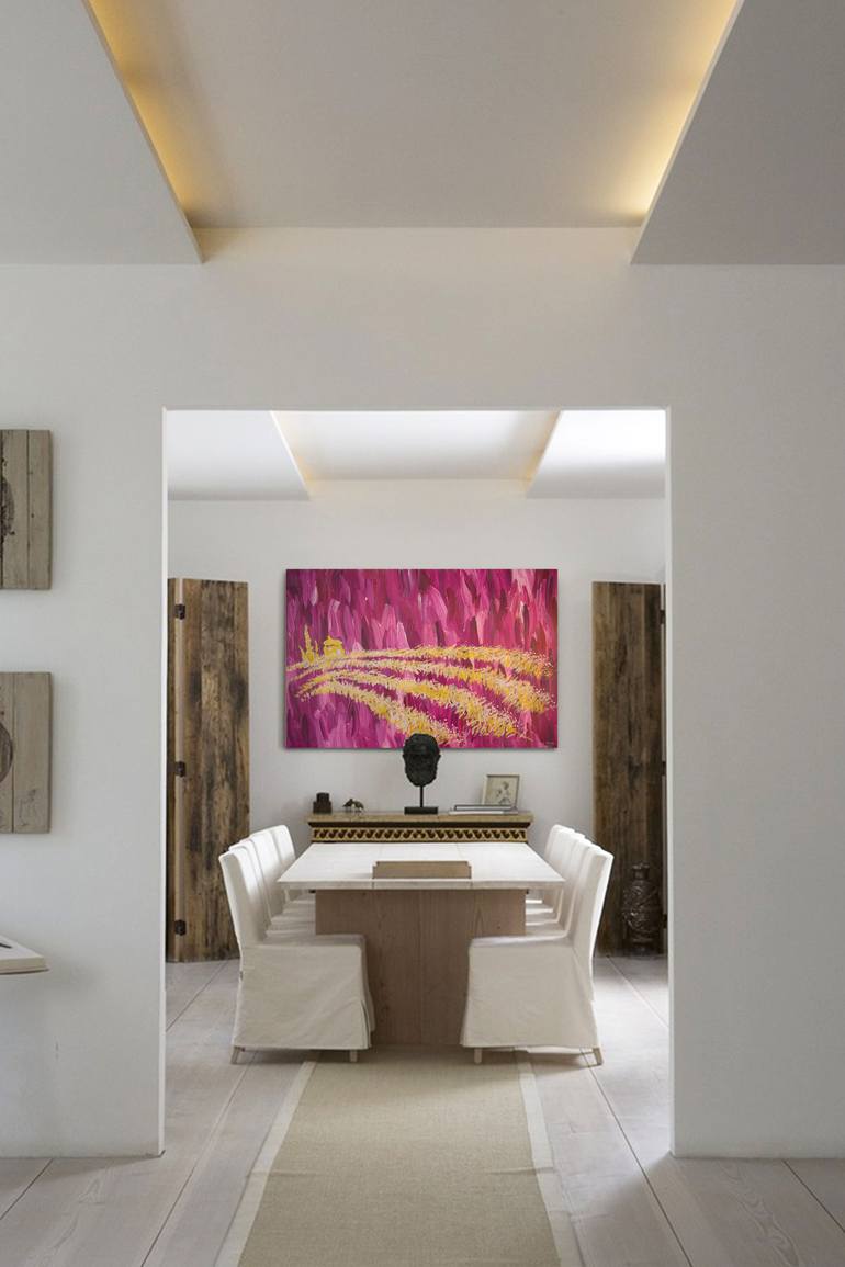 Original Abstract Landscape Painting by Paul Chong