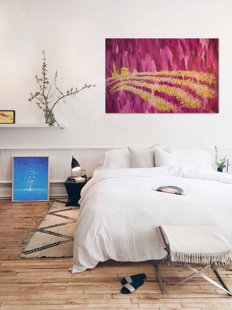 Original Abstract Landscape Painting by Paul Chong