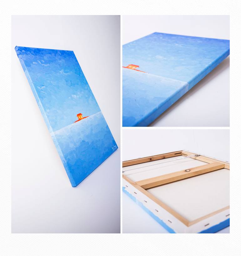 Original Abstract Landscape Painting by Paul Chong