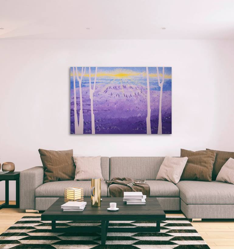 Original Expressionism Landscape Painting by Paul Chong