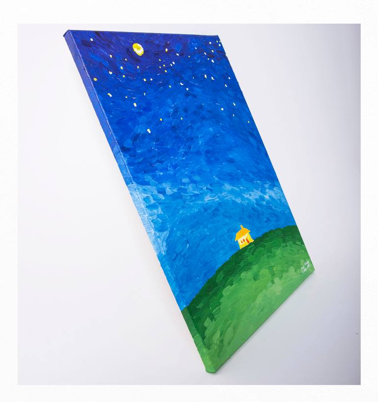 Original Abstract Landscape Painting by Paul Chong