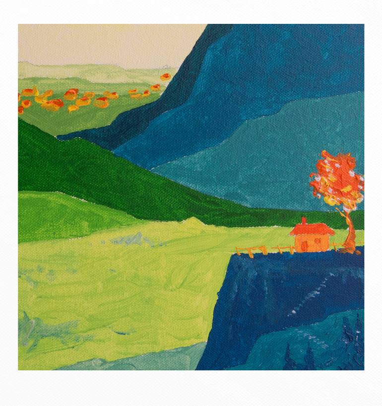 Original Abstract Expressionism Nature Painting by Paul Chong