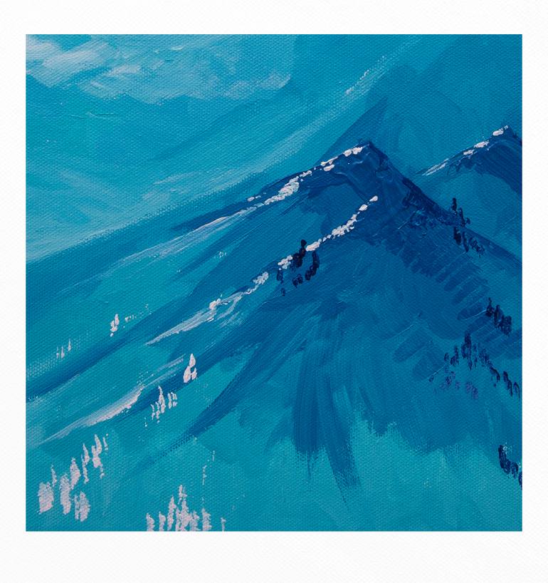 Original Abstract Landscape Painting by Paul Chong