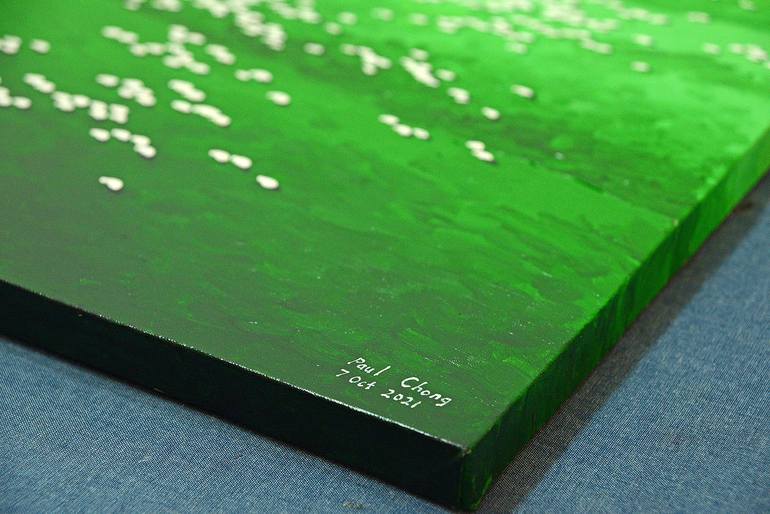 Original Abstract Expressionism Landscape Painting by Paul Chong