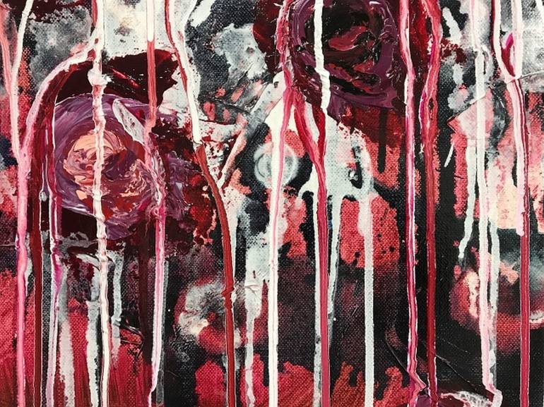 Original Abstract Expressionism Abstract Painting by Maggie Levy