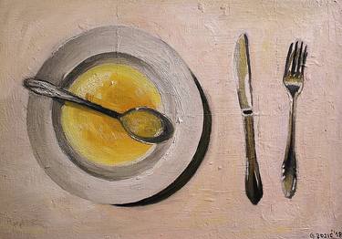 Original Food & Drink Painting by Gabriela Jozic