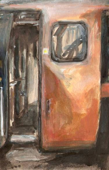 Print of Documentary Train Paintings by Bastien Marshal