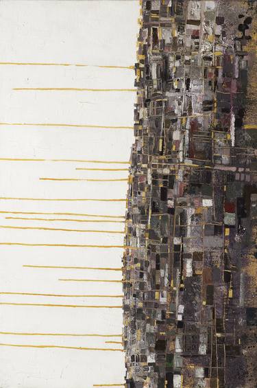 Original Abstract Architecture Paintings by Sim Chan