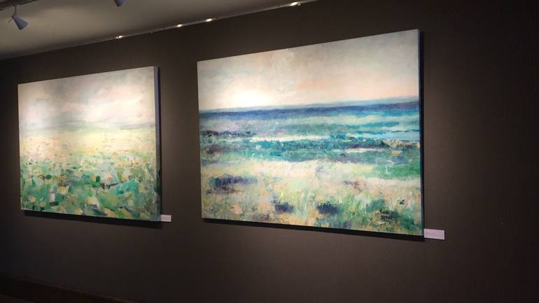 Original Impressionism Landscape Painting by Marcela Ambrois