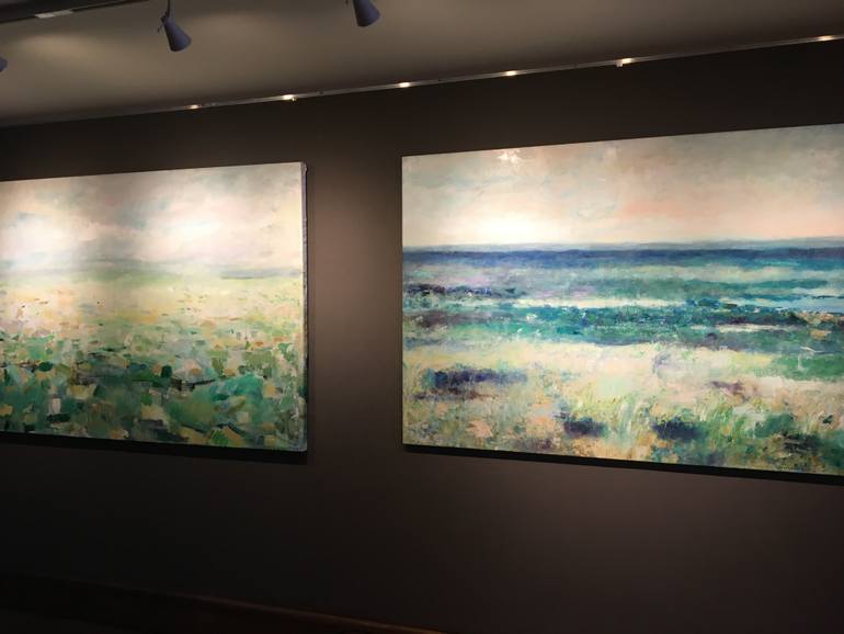 Original Impressionism Landscape Painting by Marcela Ambrois