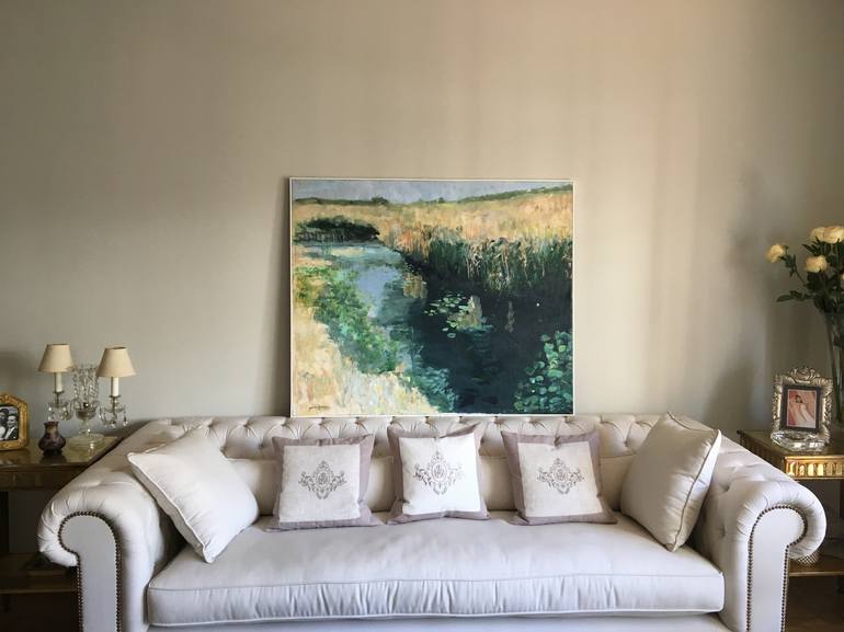 Original Abstract Landscape Painting by Marcela Ambrois