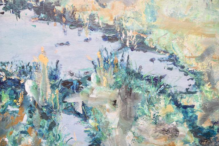 Original Expressionism Landscape Painting by Marcela Ambrois