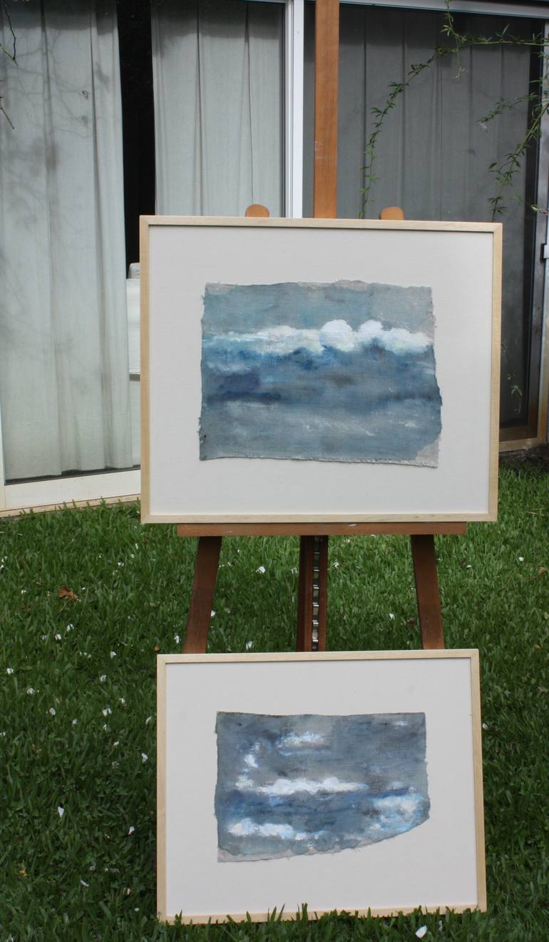 Original Abstract Expressionism Landscape Painting by Marcela Ambrois