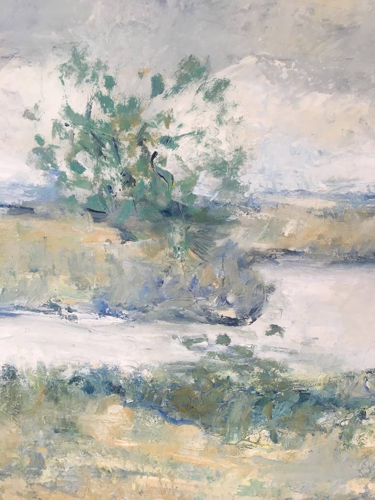 Original Impressionism Landscape Painting by Marcela Ambrois