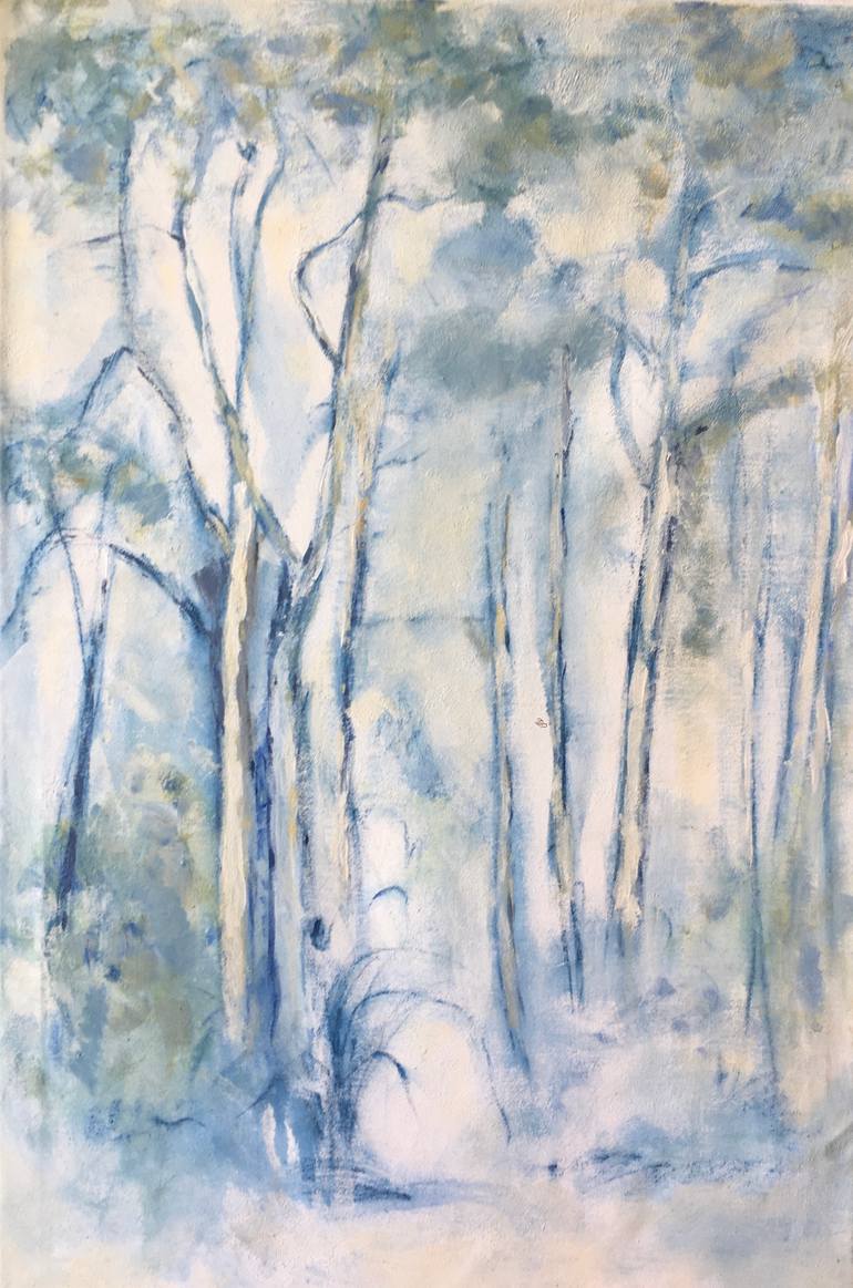 Original Impressionism Landscape Painting by Marcela Ambrois