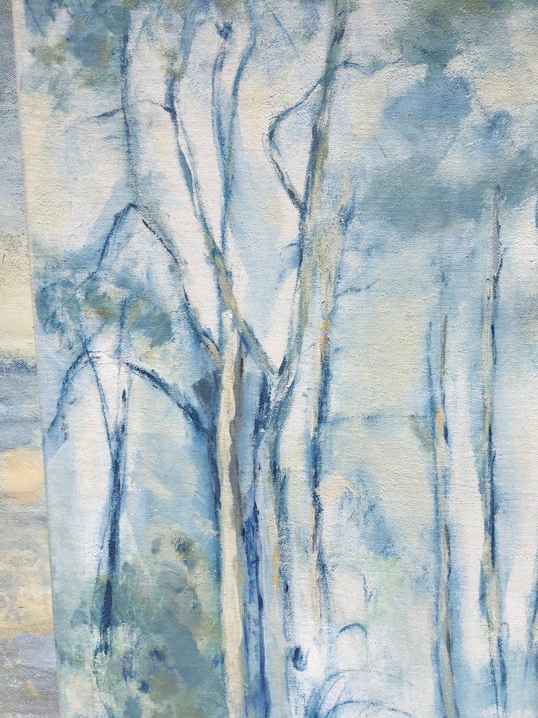 Original Impressionism Landscape Painting by Marcela Ambrois