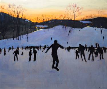 Original Impressionism Landscape Paintings by Yuanyuan Liu