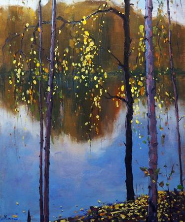 Original Impressionism Landscape Paintings by Yuanyuan Liu