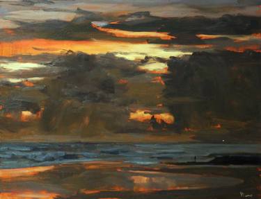 Original Impressionism Seascape Paintings by Yuanyuan Liu