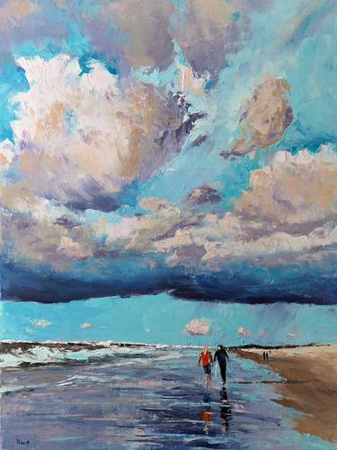 Saatchi Art Artist Yuanyuan Liu; Painting, “Seascape” #art