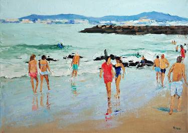 Original Impressionism Seascape Paintings by Yuanyuan Liu