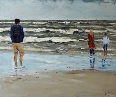 Original Impressionism Seascape Paintings by Yuanyuan Liu