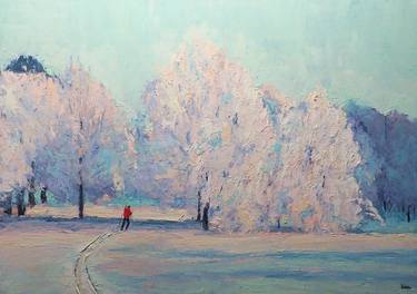 Original Impressionism Landscape Paintings by Yuanyuan Liu