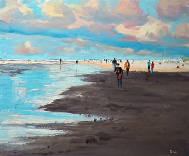 Original Impressionism Seascape Paintings by Yuanyuan Liu