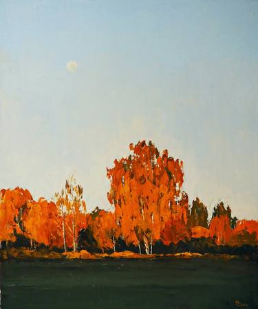 Original Impressionism Landscape Paintings by Yuanyuan Liu