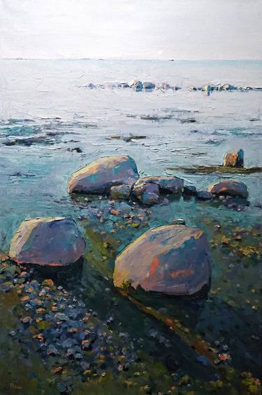 Original Seascape Paintings by Yuanyuan Liu