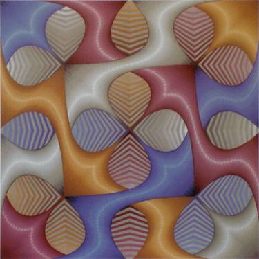 Print of Geometric Paintings by Kourosh Govahi