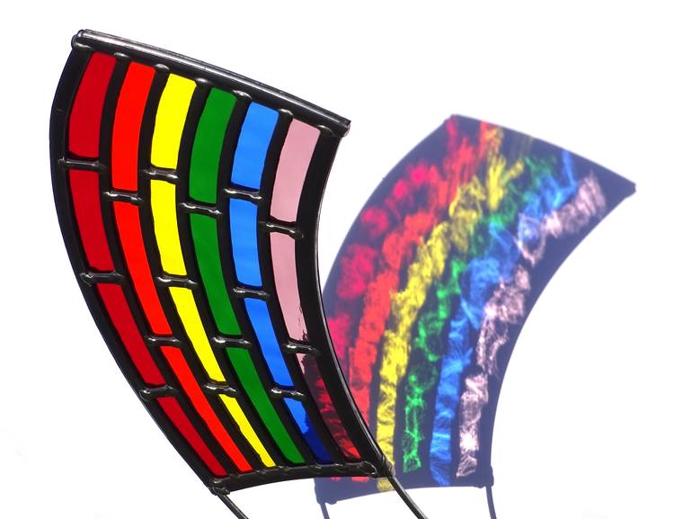 Rainbow Segment and "Rainbow Wings" print - Print