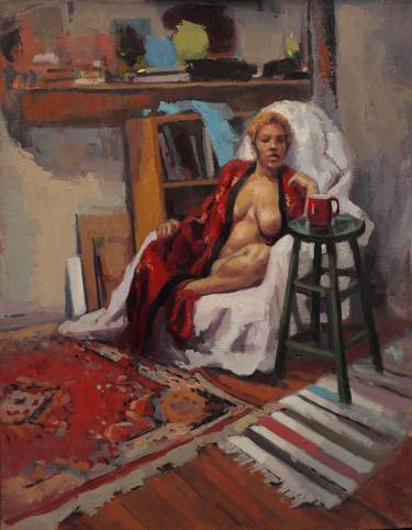 Original Women Paintings by Frank Bruckmann