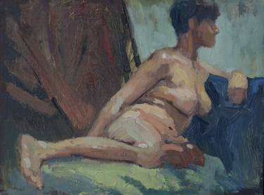 Original Figurative Women Paintings by Frank Bruckmann