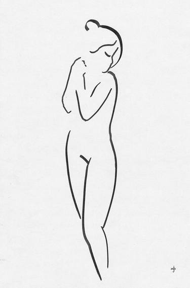 Original Minimalism Love Drawings by David Jones