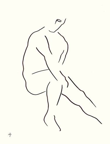 Print of Figurative Nude Drawings by David Jones