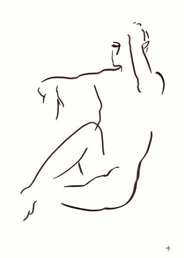 Original Minimalism Men Drawings by David Jones