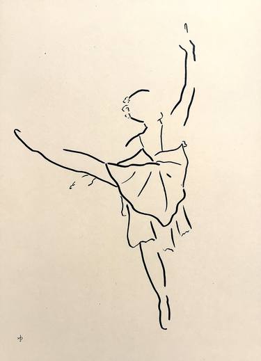 Original Figurative Performing Arts Drawings by David Jones