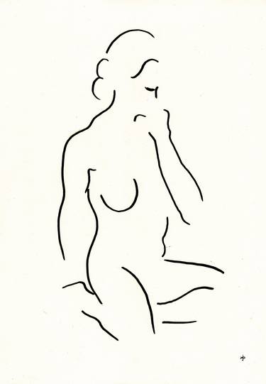 Original Contemporary Nude Drawings by David Jones