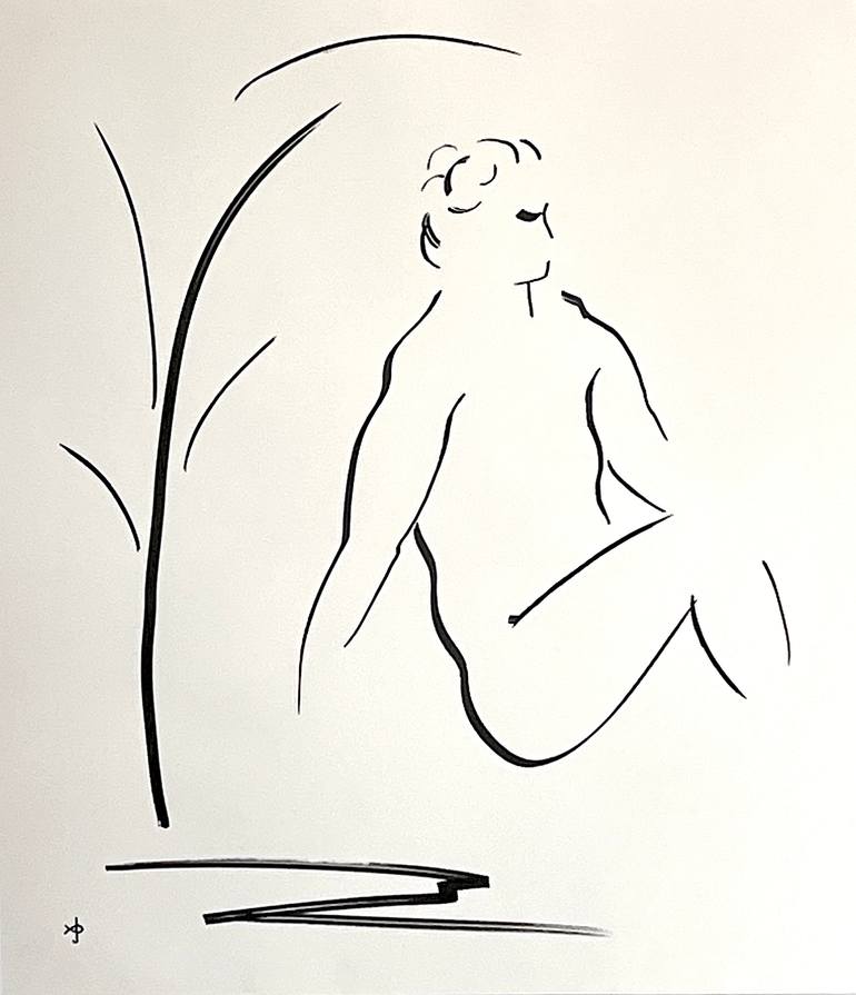 Original  Drawing by david jones