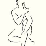 Male Nude Resting #01 by David Jones