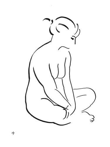 Original Nude Drawings by David Jones