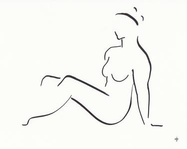 Original Figurative Nude Drawings by David Jones