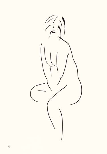 Print of Modern Nude Drawings by David Jones
