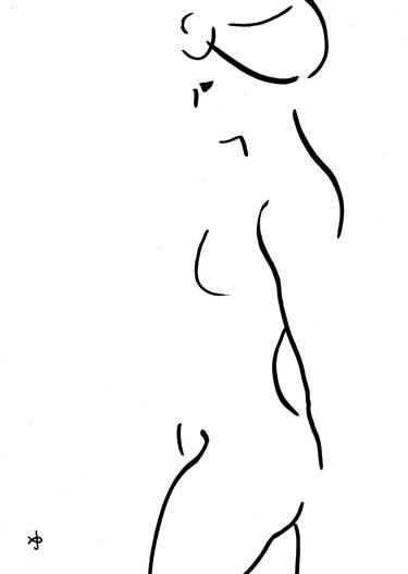 Print of Figurative Nude Drawings by David Jones