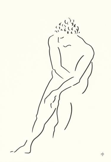 Print of Figurative Men Drawings by David Jones
