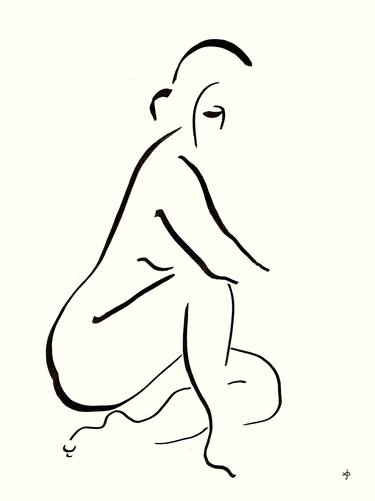 Original Nude Drawings by David Jones